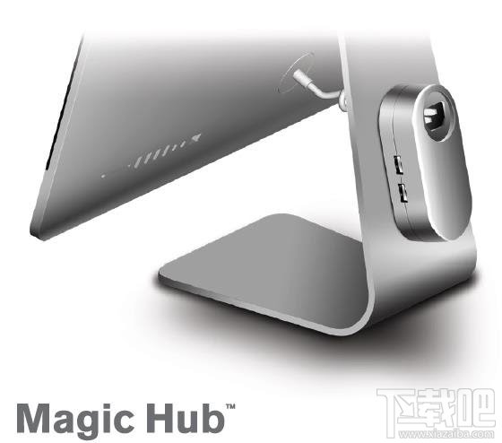 Mobee推出4口USB  3.0 Magic  Hub：可挂在苹果显示器后方