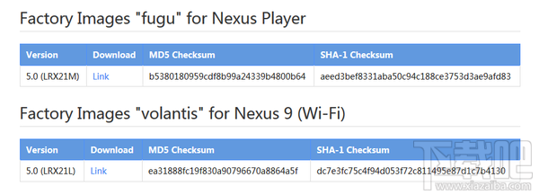 安卓5.0发布下载!Nexus9安卓5.0镜像发布