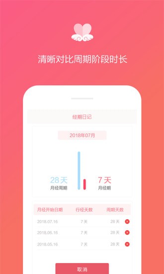 经期日记app